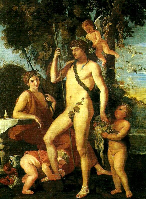 Nicolas Poussin bacchus-apollo china oil painting image